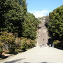 桃山御陵へ続く階段