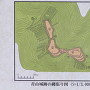 青山城跡の縄張り図