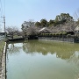 水堀越しに見る太田神社