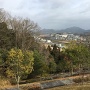 城跡から広野駅方向の眺め