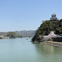 木曽川河口寄りから見る犬山城