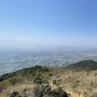 福知山登山途中に振り返って見た鷹取山(写真中央辺り)