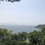 本丸から浦賀水道の眺め