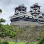 加藤神社側からの完全復旧の天守閣