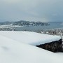 天守から中海を望む（パノラマ）