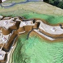嵐山町役場庁舎にある杉山城復元模型（搦手側）