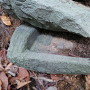 高浜城 石垣の石に彫られた宝塔