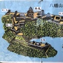 八幡山城推定図