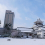 雪の富山郷土博物館