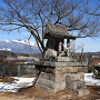 藤城神社の城址碑