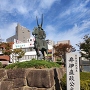 JR彦根駅前広場の井伊直政公の像