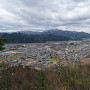 村岡山城 城址北西端の郭８からの眺望