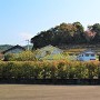 矢野城遠景（北側より）