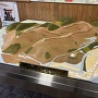 松丸駅に展示されている河後森城地形模型