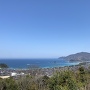 愛宕宮曲輪の眺望台から見た景色(敦賀方向)