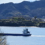 能島城跡と船