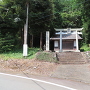 城址入口の熊野神社