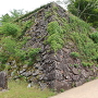 二の丸石垣と本丸隅櫓(西)