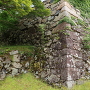 本丸隅櫓(西)下の石垣