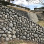 河原石の石垣