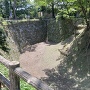 岡崎城　石垣と空堀