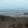 眉山山頂から見た徳島城