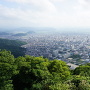山上の丸から鳥取市内を望む