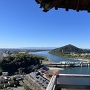 望楼から見た伊木山城