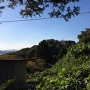 山頂から見える米子城