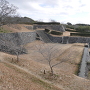 横須賀城といえば。川原石の石垣。