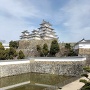 菱の門から見た天守群と三国堀