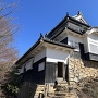 八の平櫓跡から見た天守