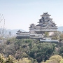 天守　男山配水池公園より