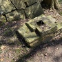 村上城冠木門跡の礎石