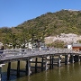 鳥取城跡の遠景