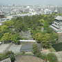 北九州市役所の展望フロアからの本丸全景