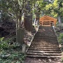 八王子神社への階段