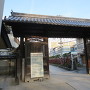 茨木神社の東門(茨木城搦手門)