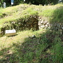 城主居館跡最下段南面石垣