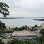 城址からの眺望。衣浦港