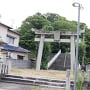 許斐山城（許斐神社）登城口