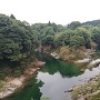 牛渕橋から見た長篠城