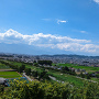 林城から眺める松本市の風景
