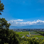 林城から見る松本市の風景