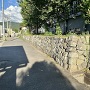 須坂小学校北側の石垣