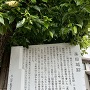 楽田城跡の案内板