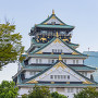 朝の大阪城