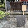 渋谷城　遺構の砦の石