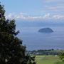 城跡から見る竹生島