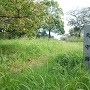 徳島城天守跡の石碑